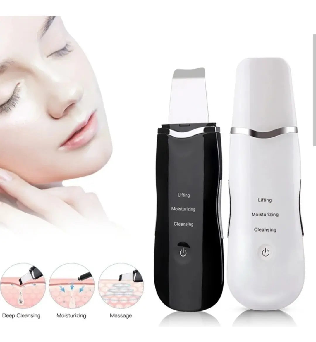 Espátula Facial Peeling Ultrasónica Exfoliante Limpiador