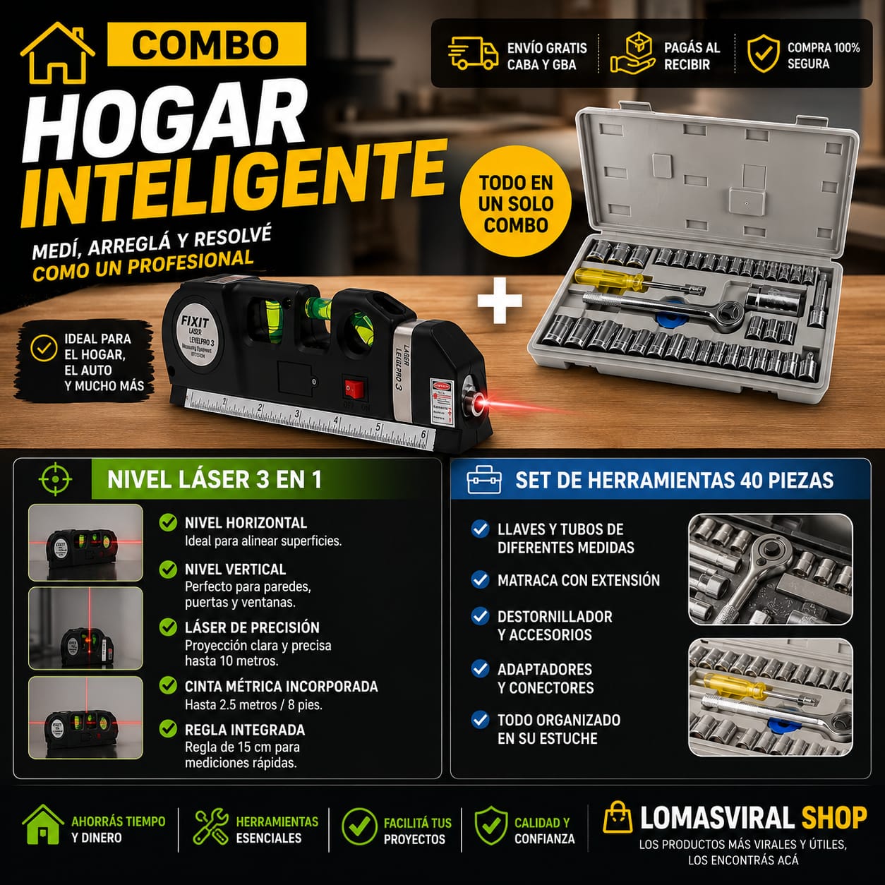 Combo Hogar Inteligente