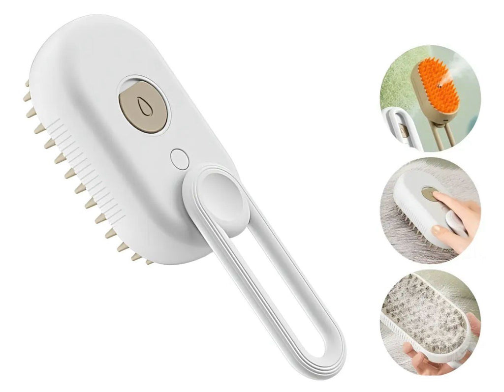Kit Completo para Gatos - Cepillo de Vapor + Quitapelos Portátil + Pelota Interactiva de Regalo