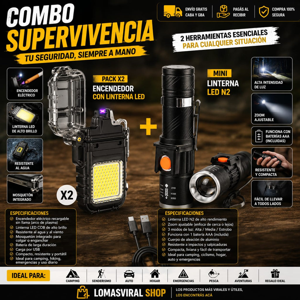 🛡️ Combo Supervivencia