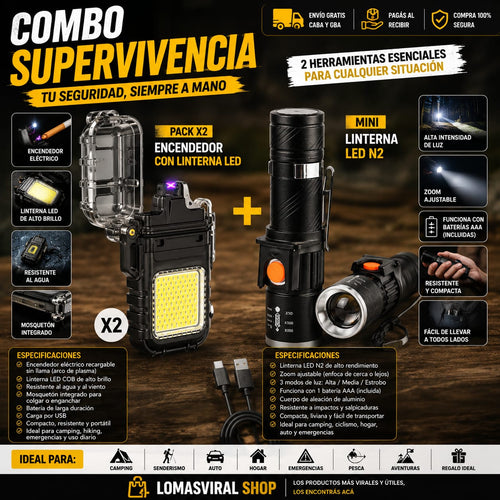 🛡️ Combo Supervivencia