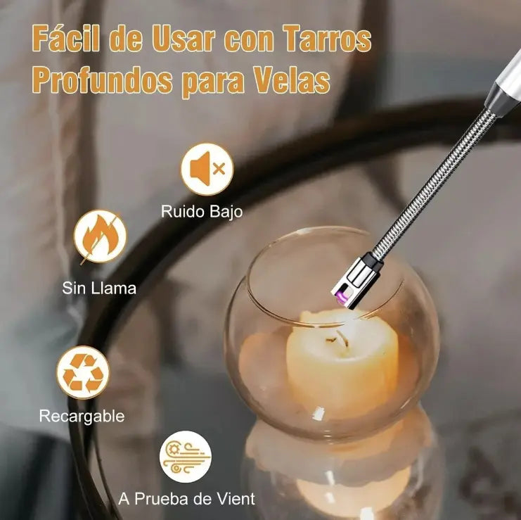 Pack x2 Encendedor Eléctrico Recargable USB
