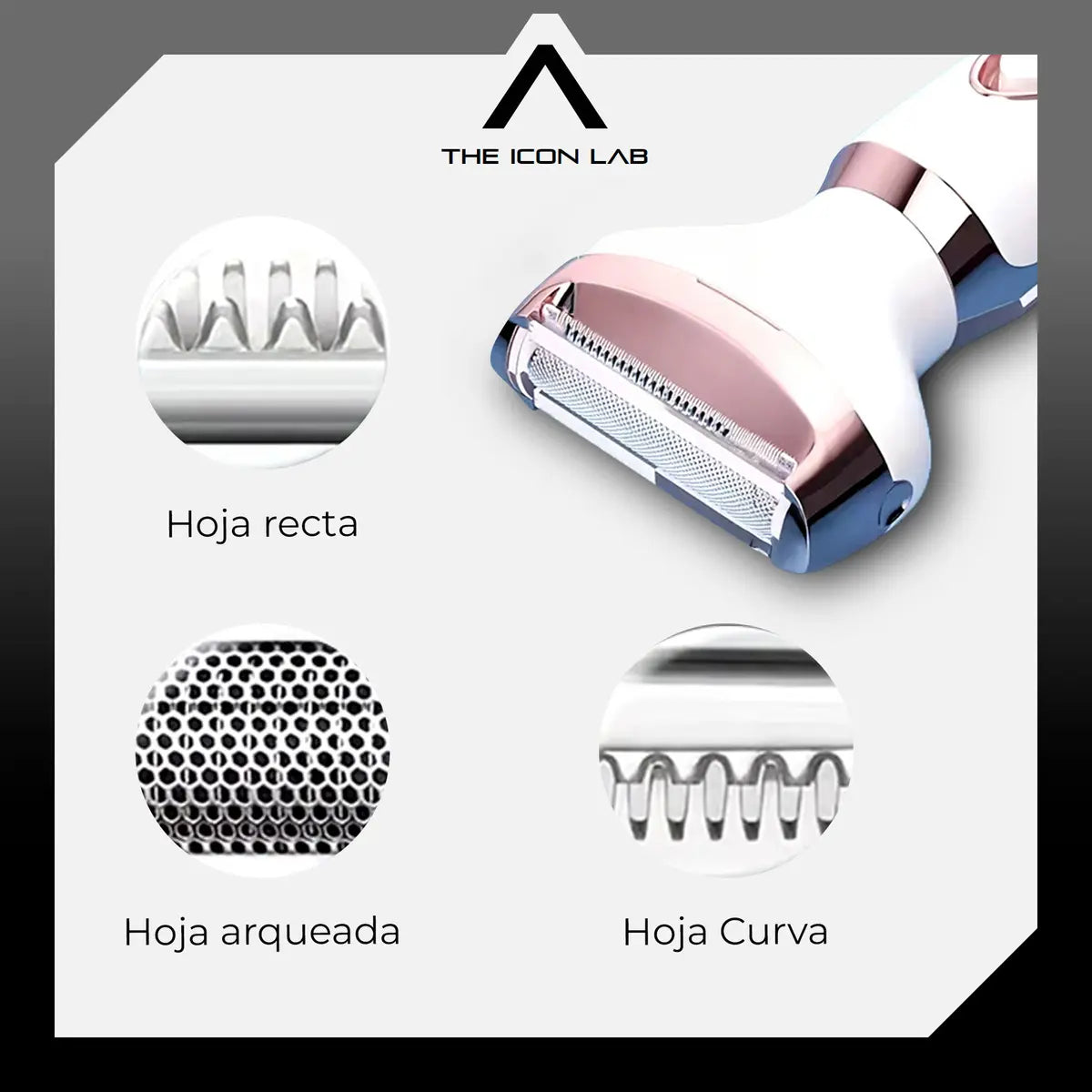 Depiladora Afeitadora Inalámbrica Corporal y Facial 4 en 1 USB