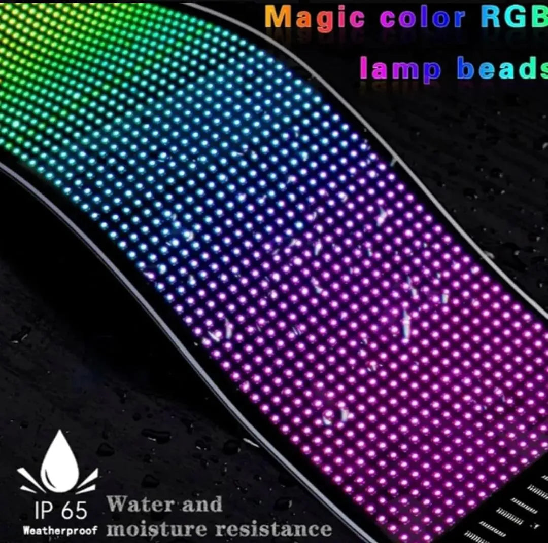 Cartel LED RGB Programable Flexible