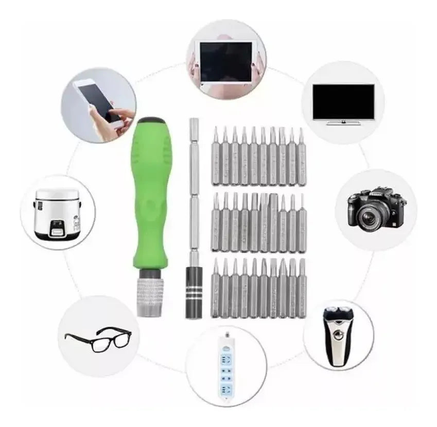 Kit Destornillador de Precisión 32 Piezas