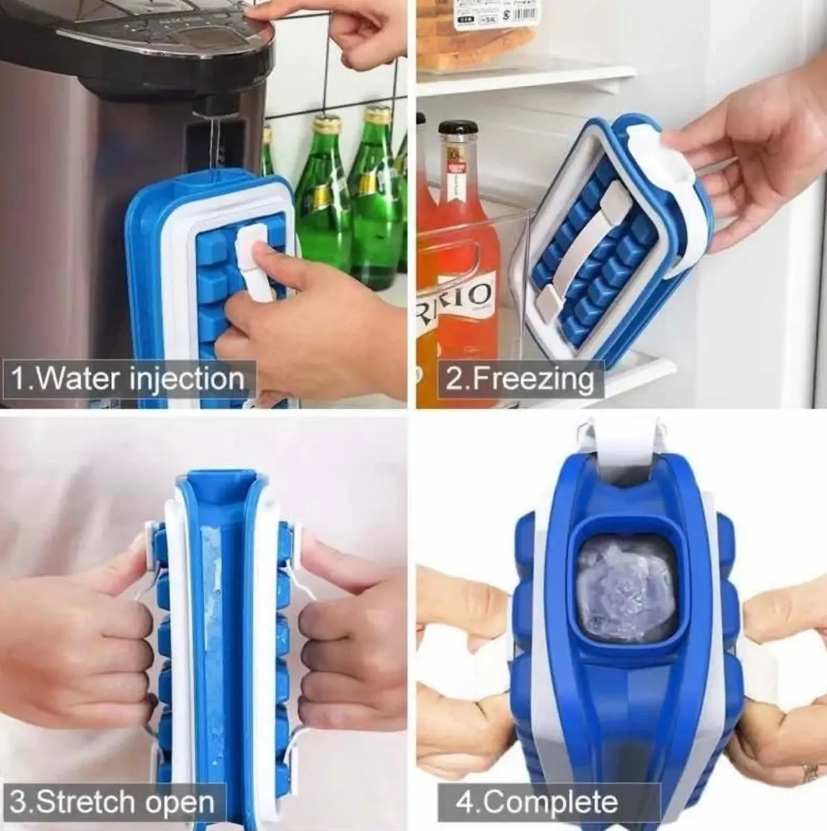 Cubetera Plegable con Tapa