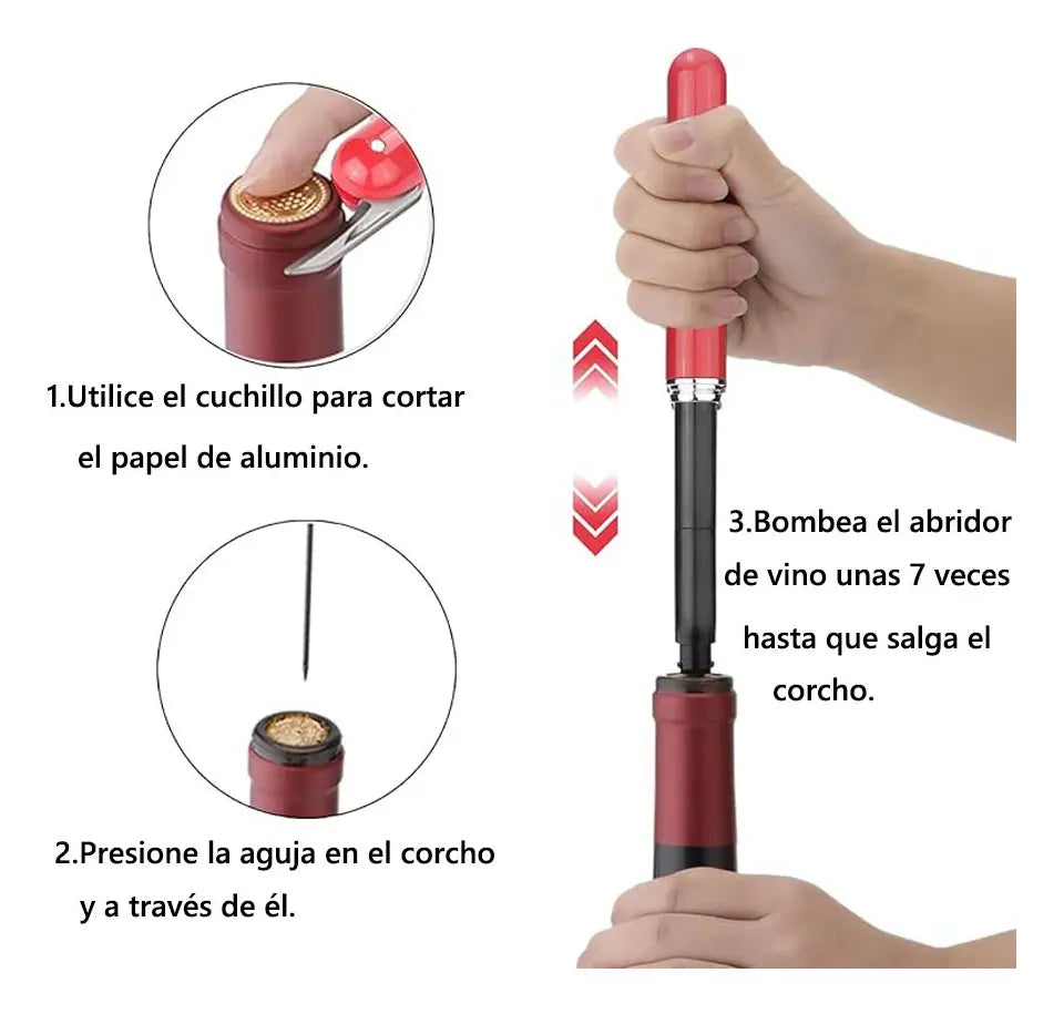 Sacacorchos de Vino Manual