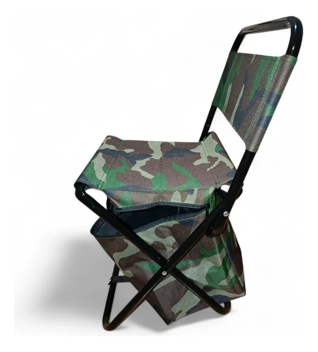 Silla Plegable Camuflada con Bolsillo Conservadora