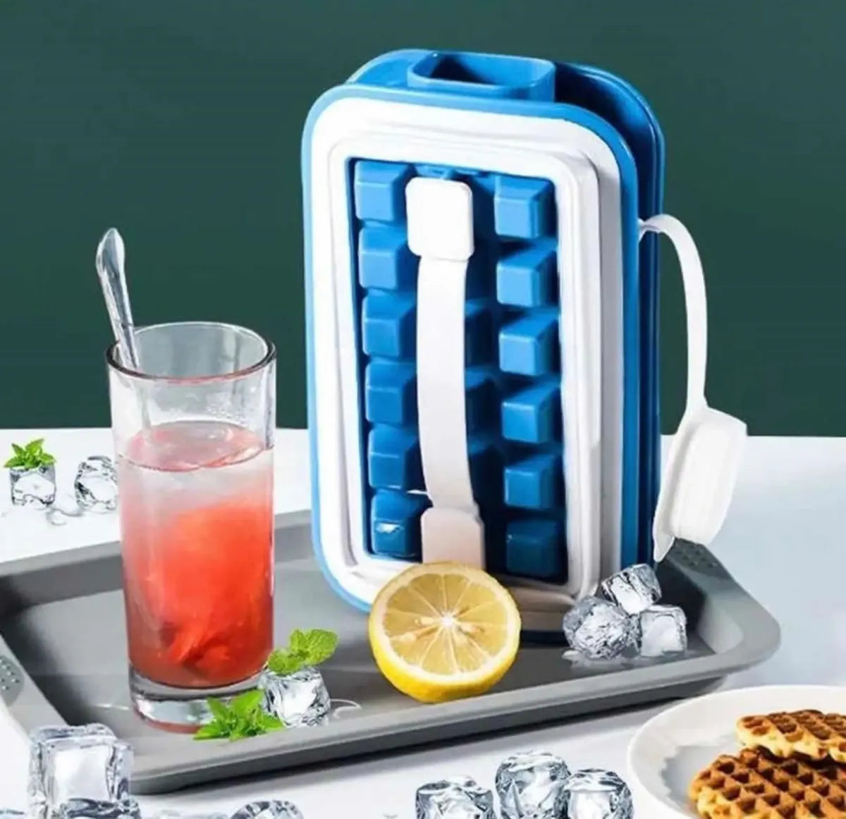 Cubetera Plegable con Tapa