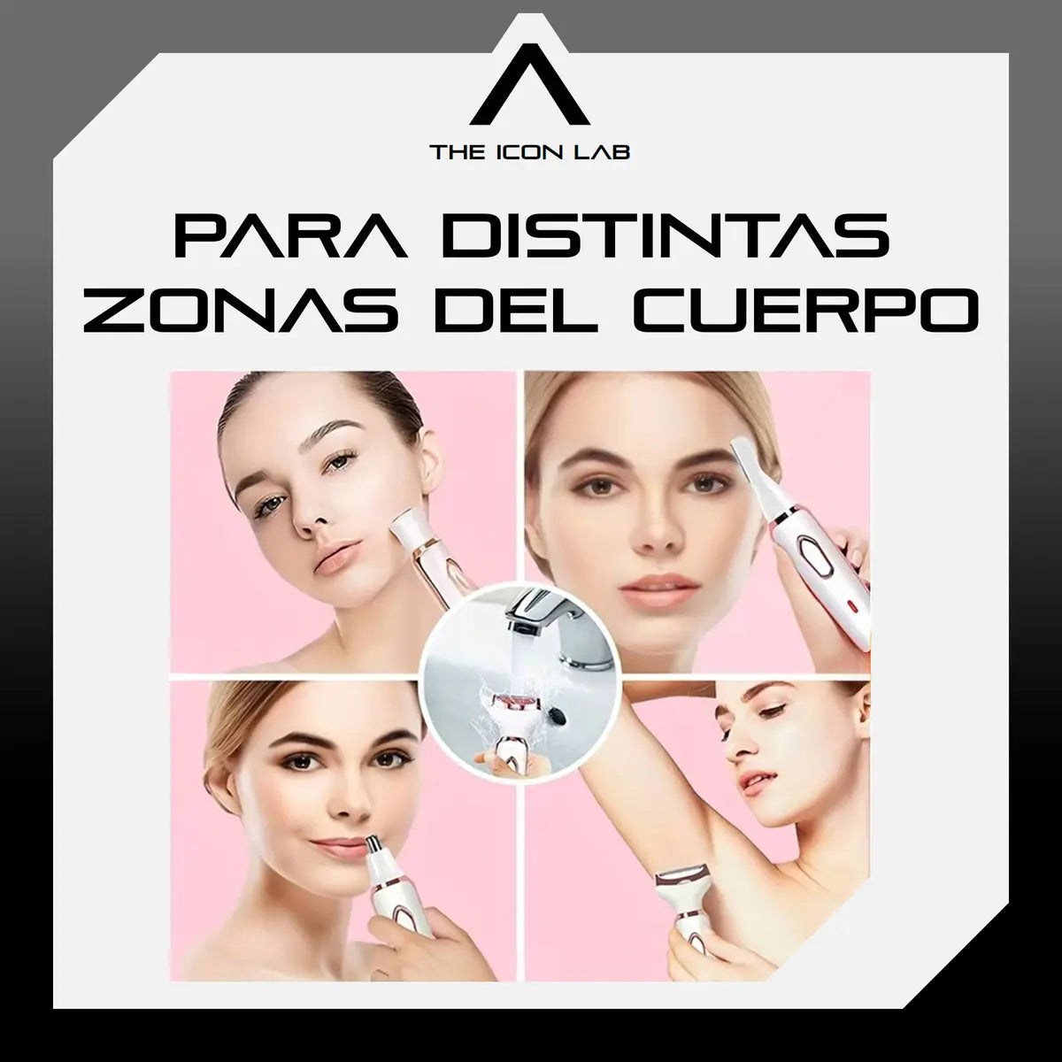 Depiladora Afeitadora Inalámbrica Corporal y Facial 4 en 1 USB