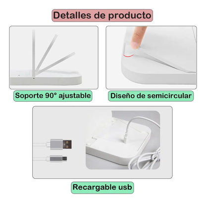Espejo de Maquillaje LED
