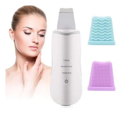 Espátula Facial Peeling Ultrasónica Exfoliante Limpiador