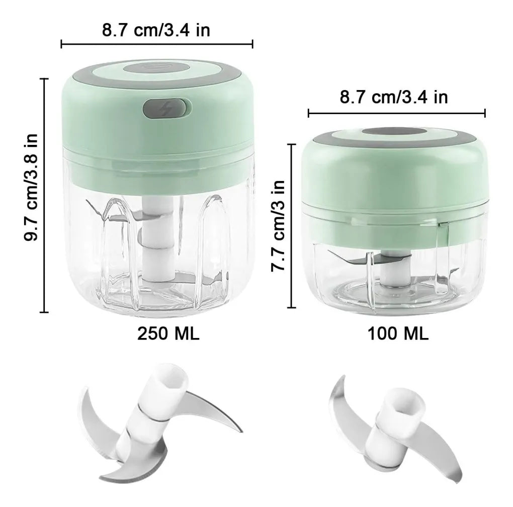 Picadora Portátil Recargable USB