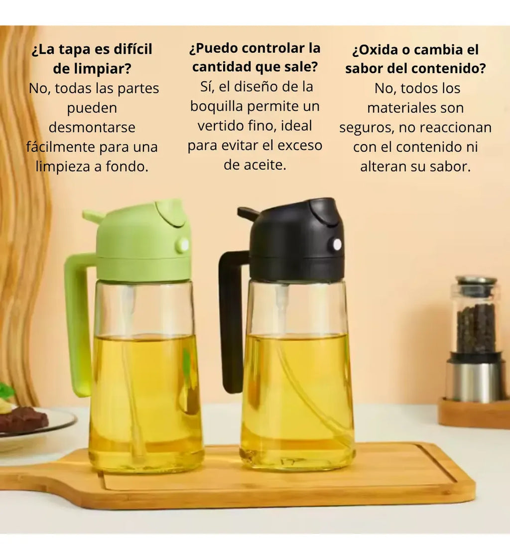 Rociador Dosificador de Aceite 2 en 1