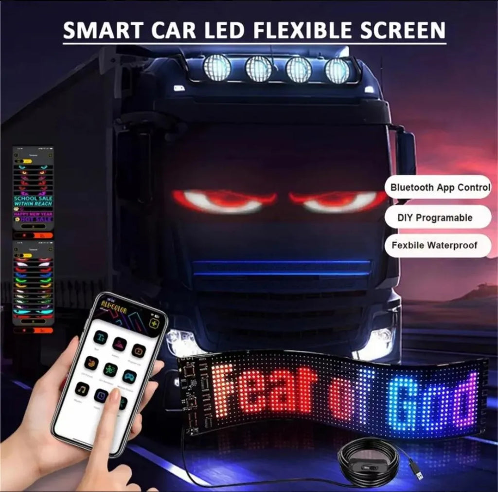 Cartel LED RGB Programable Flexible