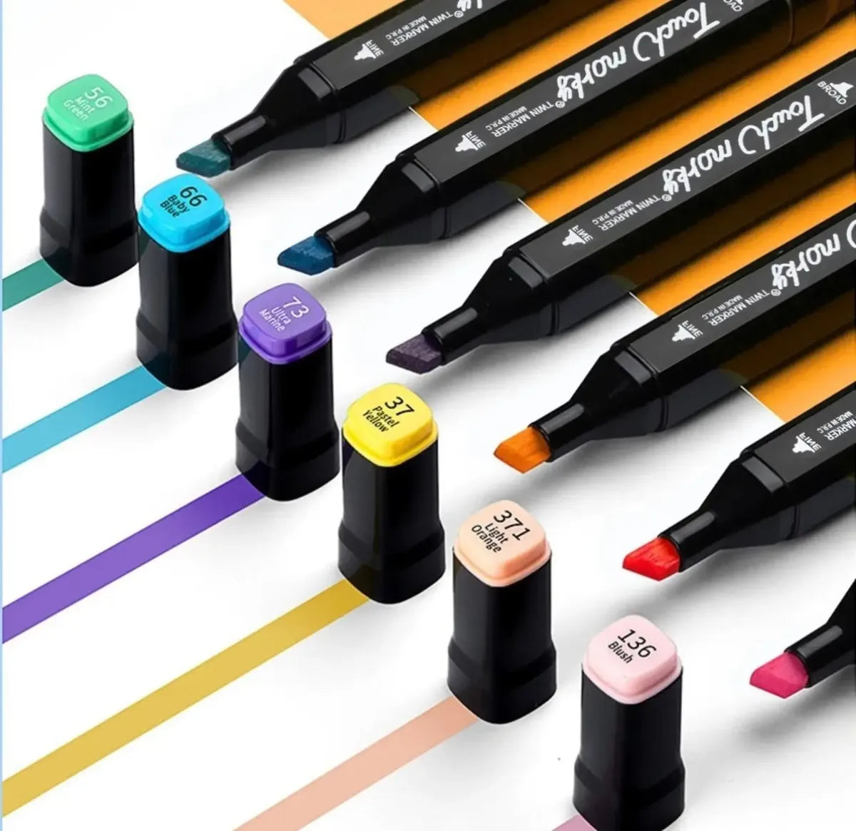 Colores individuales de los marcadores Touch