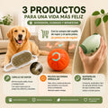 Kit Completo para Mascotas - Cepillo de Vapor + Quitapelos + Pelota Saltarina de Regalo