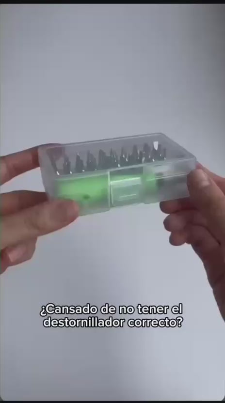 Kit Destornillador de Precisión 32 Piezas